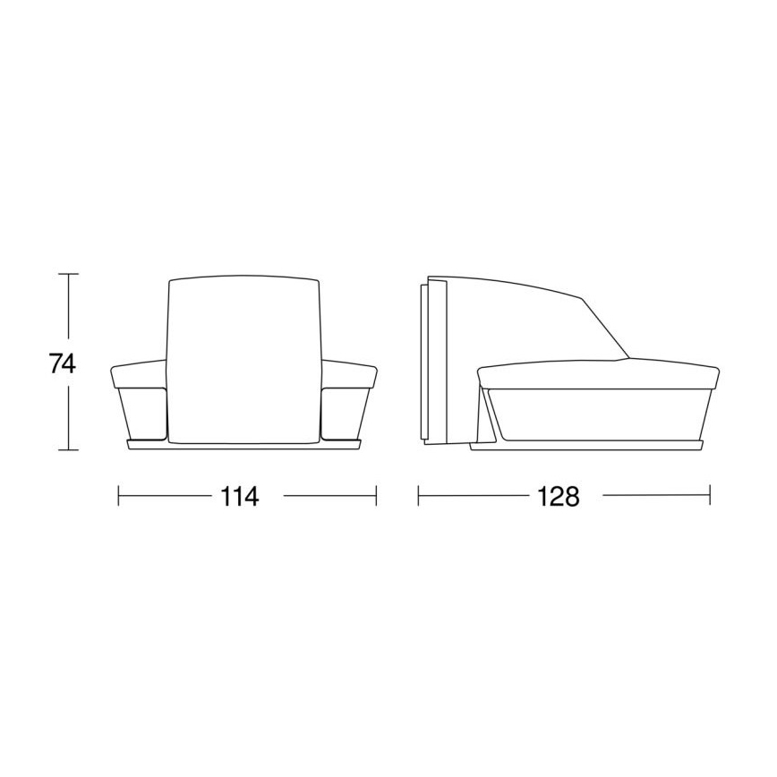 Steinel 056650 - Sensore di movimento SensIQ S IP54 antracite