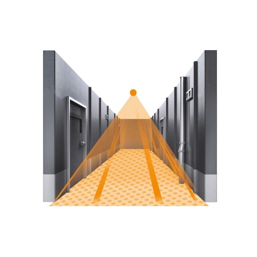 Steinel 057282 - Sensore di movimento IS 345 DALI-2 IPD quadrato bianco