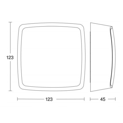 STEINEL 057916 - Sensore di movimento da esterno TRUE PRESENCE COM1 IP54