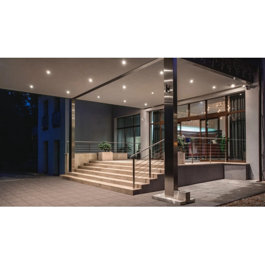 Steinel 058135 - Sensore di movimento IS 3180 V3 KNX IP54 quadrato bianco