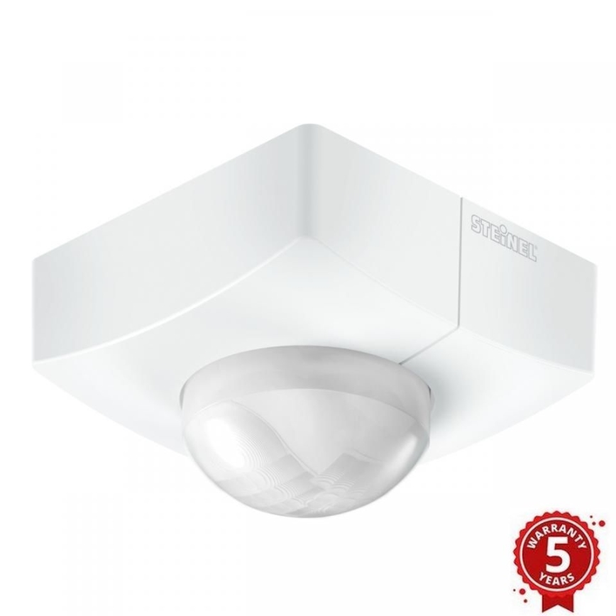 Steinel 058296 - Sensore di movimento IS 345 MX Highbay V3 KNX IP54 quadrato bianco