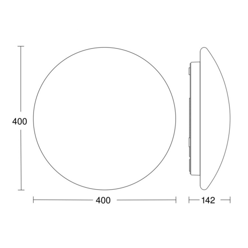 STEINEL 058593 - Plafoniera LED da bagno con sensore RS PRO LED/20W/230V 4000K IP54