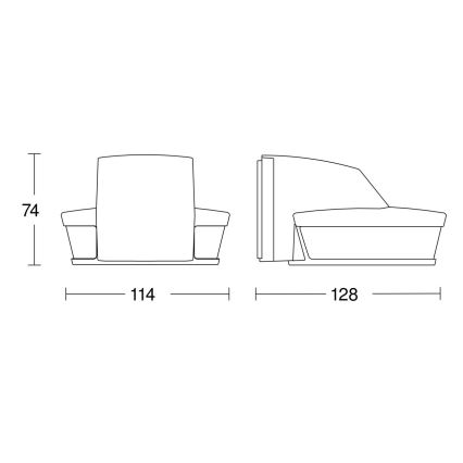 Steinel 059583 - Sensore di movimento SensIQ S IP54 nero + telecomando