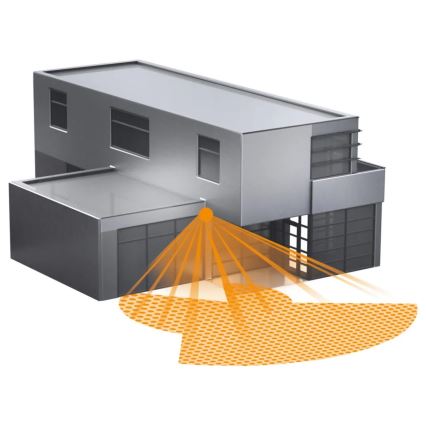 Steinel 059606 - Sensore di movimento SensIQ S IP54 nero+ telecomando