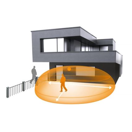 Steinel 059620 - Sensore di movimento iHF 3D KNX IP54 antracite