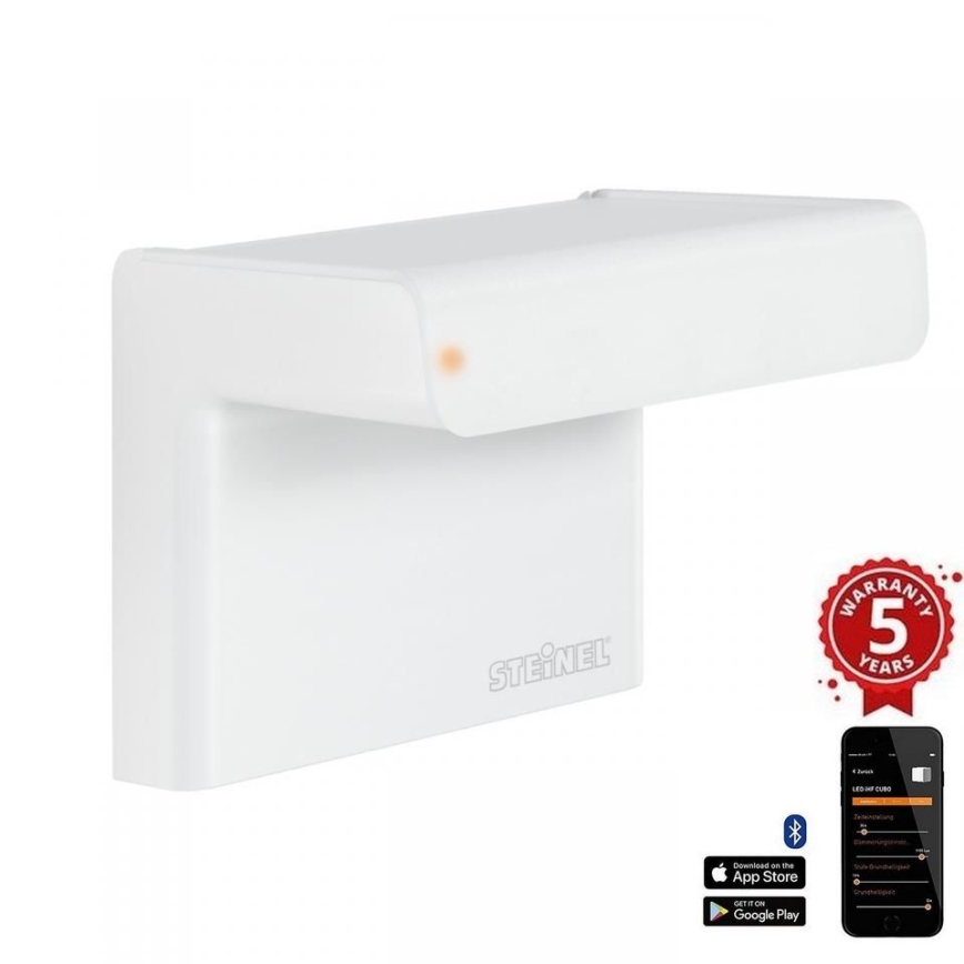 Steinel 059644 - Sensore di movimento iHF 3D KNX IP54 bianco