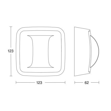 Steinel 064563 - Rilevatore di presenza Corridoio BT IPD (Slave) IP54 bianco