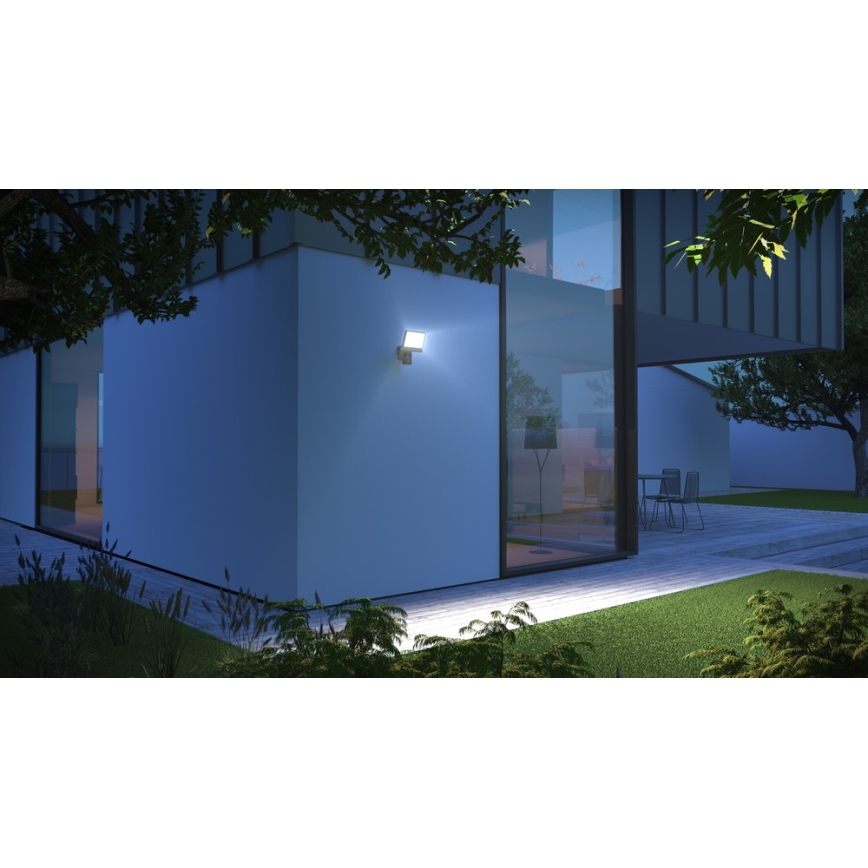 Steinel 065294 - Riflettore LED con sensore e telecamera da esterno LED/21W/230V IP44
