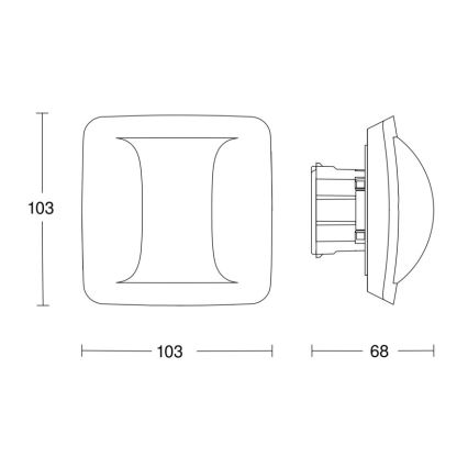 Steinel 066161 - Rilevatore di presenza  HALLWAY bianco