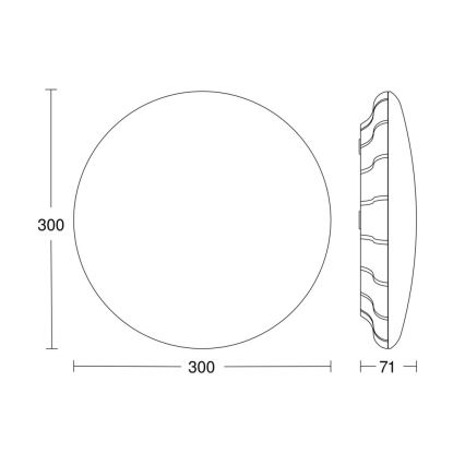 Steinel 067564 - Plafoniera LED dimmerabile con sensore RS PRO S20 SC LED/15,7W/230V 3000K