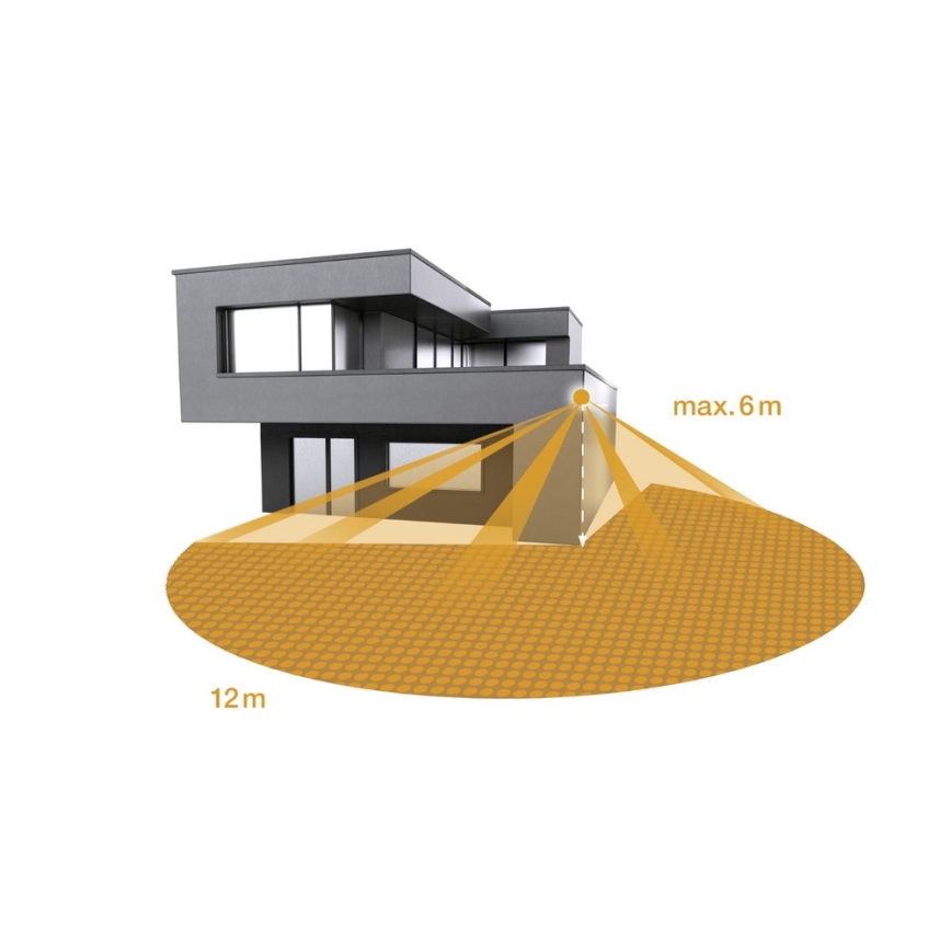Steinel 068110 - Riflettore LED con sensore XLED PRO LED/20W/230V 3000K IP44 nero