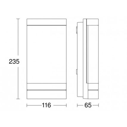 Steinel 068714 - Lampada da esterno a LED L 271 C LED/6,6W/230V 3000K IP44