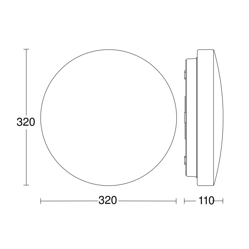 Steinel 069735-LED Lampada da bagno con sensore RSPRO P2 9,5W/230V 4000K IP54