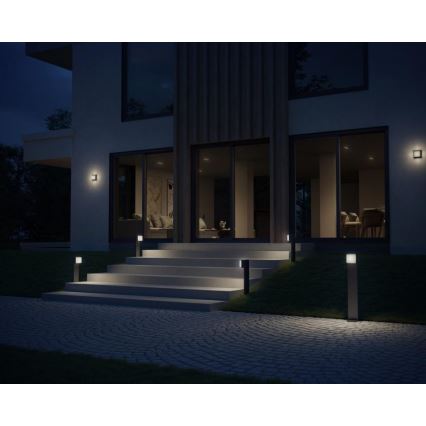 Steinel 078645- LED Applique da esterno con sensore L 845 SC 9W/230V 3000K IP44 antracite