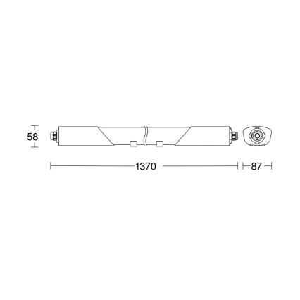 Steinel 078881 - Lampada a LED per impieghi gravosi con sensore RS PRO 5100 SC LED/30W/230V IP66