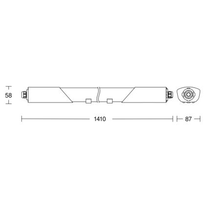 Steinel 079185 - Lampada LED tecnica con sensore RS PRO 5100 SC LED/31W/230V IP66