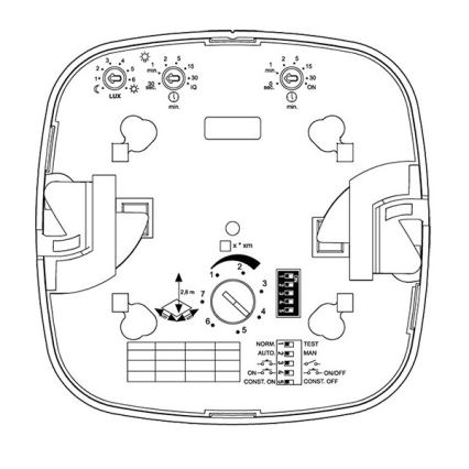 Steinel 079376 - Rilevatore di presenza IR Quattro HD 24m DALI-2 APC bianco