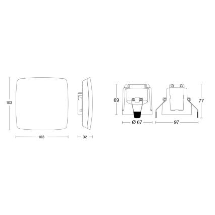 Steinel 079451 - Rilevatore di presenza TRUE PRESENCE KNX bianco