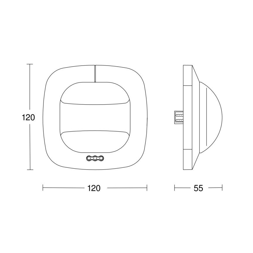 Steinel 079499 - Rilevatore di presenza Dual HF DALI-2 APC bianco