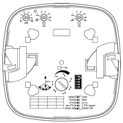 Steinel 079529 - Rilevatore di presenza HF 360 DALI-2 APC bianco