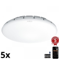 Steinel 079710 - SET 5x LED Plafoniera con sensore RS PRO S30 SC LED/25,7W/230V 4000K