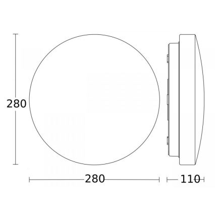 Steinel 079734 - Plafoniera LED con sensore RS 20 S LED/9,4W/230V 3000K IP44