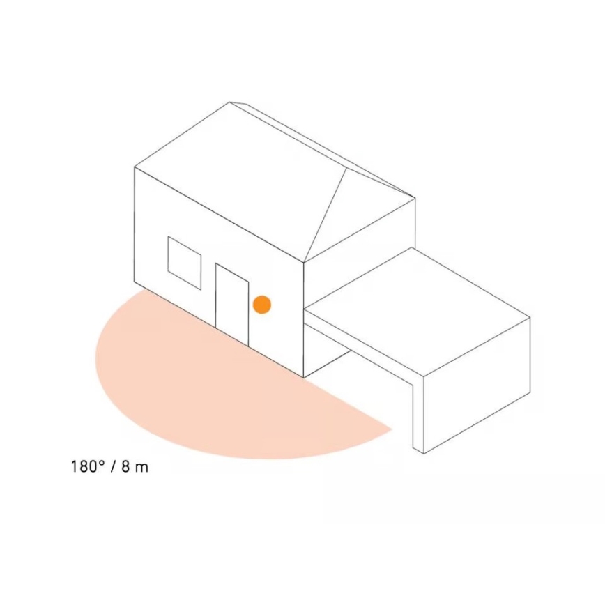 Steinel 087739 - Lampada da parete per esterni LED con sensore 2xGU10/14,5W/230V L 940SC IP44