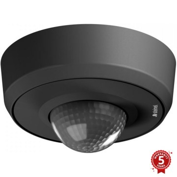 Steinel 087821 - Sensore di movimento da esterno con sensore di presenza PD-24 ECO COM1 360° IP54 nero