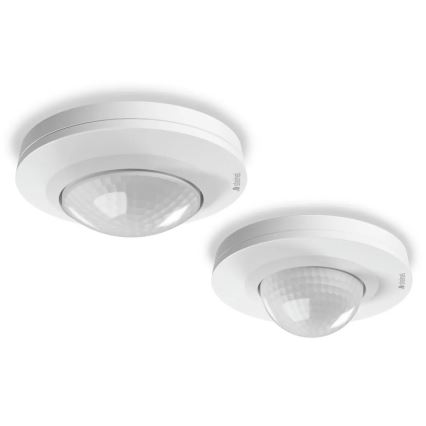 Steinel 087821 - Sensore di movimento da esterno con sensore di presenza PD-24 ECO COM1 360° IP54 bianco