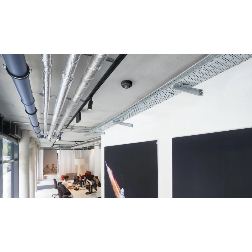 Steinel 087845 - Sensore di movimento da incasso con sensore di presenza PD-24 ECO COM1 360° nero