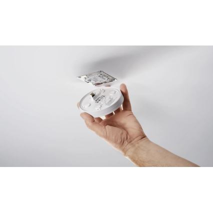 Steinel 087852 - Sensore di movimento da incasso con sensore di presenza PD-24 ECO COM1 360° bianco