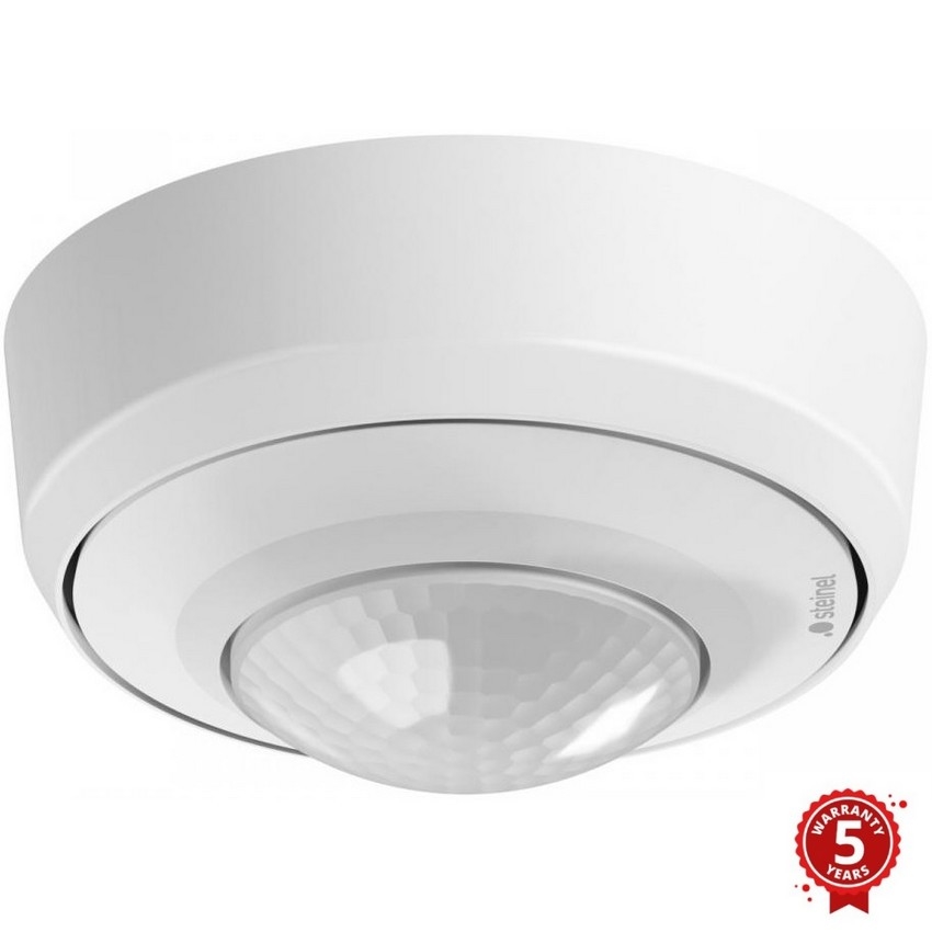 Steinel 087890 - Sensore di movimento da esterno con sensore di presenza PD-8 ECO COM1 360° IP54 bianco