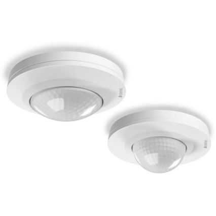 Steinel 087951 - Sensore di movimento da esterno con sensore di presenza PD-8 ECO KNX 360° IP54 bianco