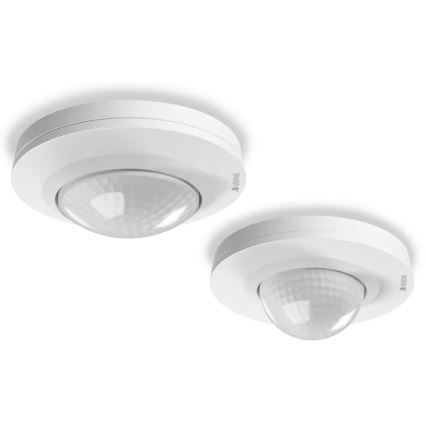 Steinel 088019 - Sensore di movimento da esterno con sensore di presenza PD-24 ECO KNX 360° IP54 bianco