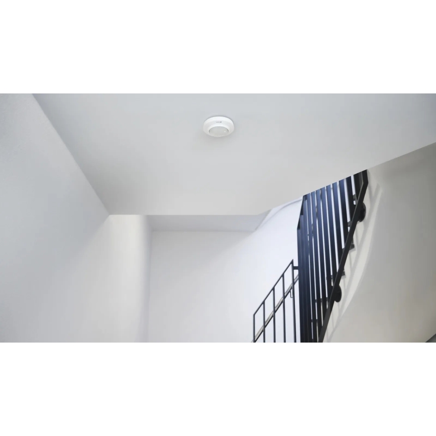 Steinel 088255 - Sensore di movimento da incasso con sensore di presenza PD-24 ECO DALI-2 360° bianco