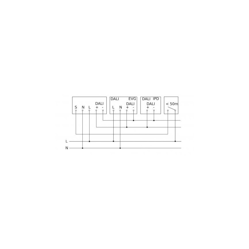 Steinel 088255 - Sensore di movimento da incasso con sensore di presenza PD-24 ECO DALI-2 360° bianco