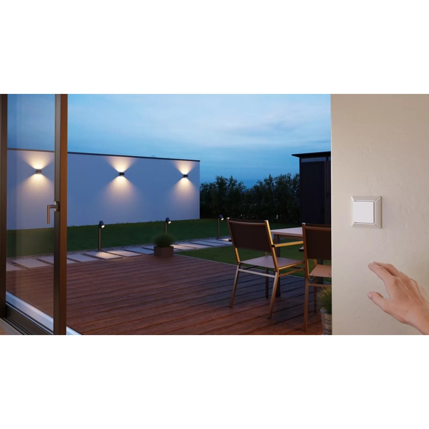Steinel 088620 - Interruttore wireless di casa TAPDUO C WS