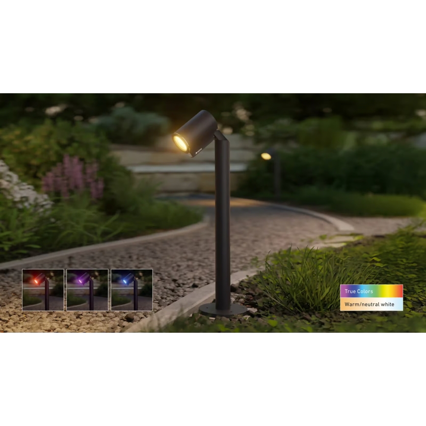 Steinel 089337 - Lampada da esterno LED RGBW/7,9W/24V IP65