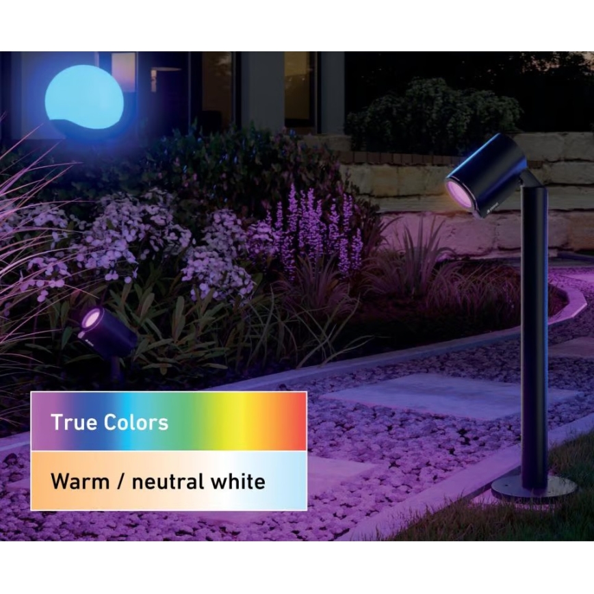 Steinel 089351 - LED RGBW Lampada da esterno LED/7,9W/24V IP65