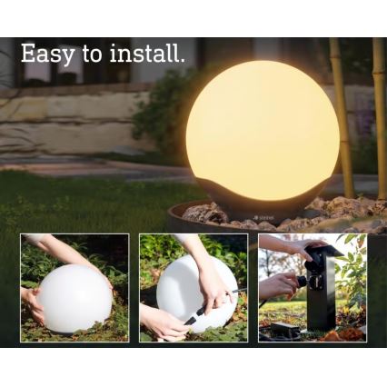 Steinel 089368 - Lampada da esterno LED RGBW con sensore LED/5,04W/24V 300 mm IP65