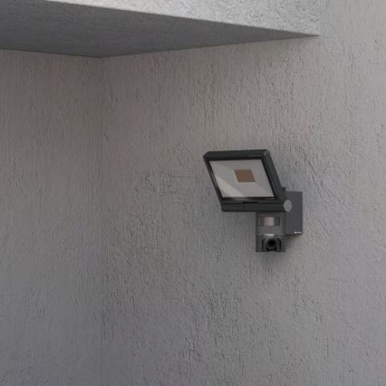 Steinel 092603 - Proiettore LED con sensore e telecamera LED/21W/230V IP44