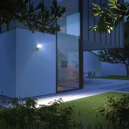 Steinel 092603 - Proiettore LED con sensore e telecamera LED/21W/230V IP44