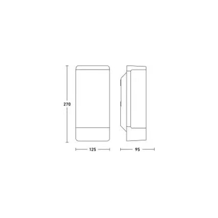 Steinel 094270 - Applique da esterno 1xE27/15W/230V L 14 IP44