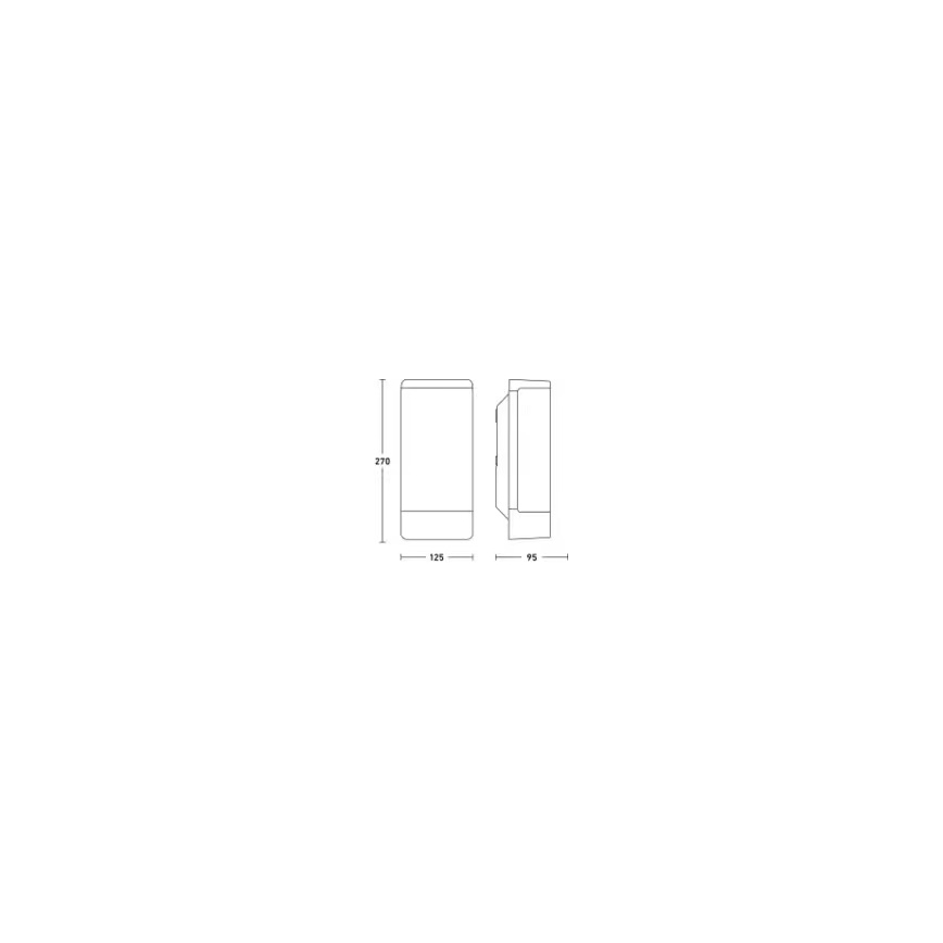 Steinel 094270 - Applique da esterno 1xE27/15W/230V L 14 IP44