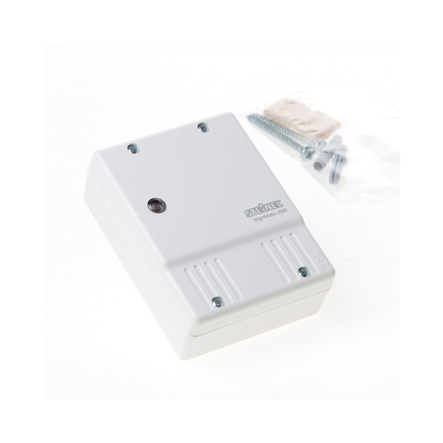 STEINEL 550417 - Interruttore crepuscolare NightMatic 2000 bianco