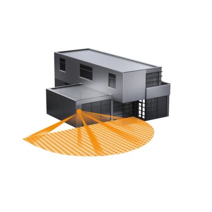 STEINEL 603717 - Sensore ad infrarossi per esterno IS 2180 2 nero IP54