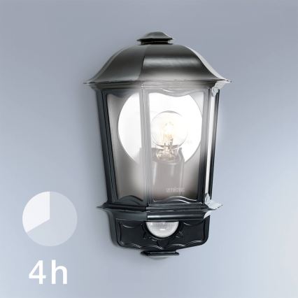 Steinel 644413 - Lampada da parete con sensore per esterno L 190 S 1xE27/100W/230V