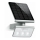 STEINEL 671013 - Faro solare a LED XSolar L-S 1,2W/LED argento IP44 2500 mAh