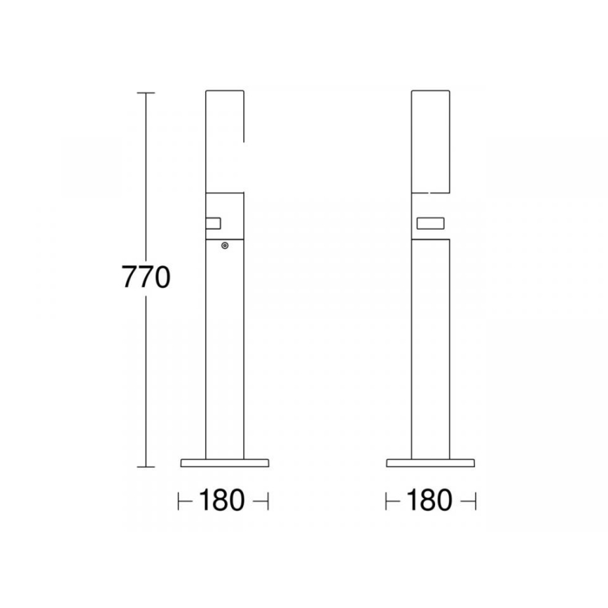 STEINEL 69476 - Lampada da esterno a LED con sensore GL 65 S LED/8,7W/230V IP44 3000K antracite