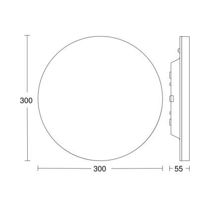 Steinel 067700 - Plafoniera LED dimmerabile con sensore RS PRO R10 PLUS SC 8,5W/230V IP40 4000K